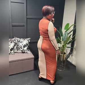 Colorblock Maxi Set