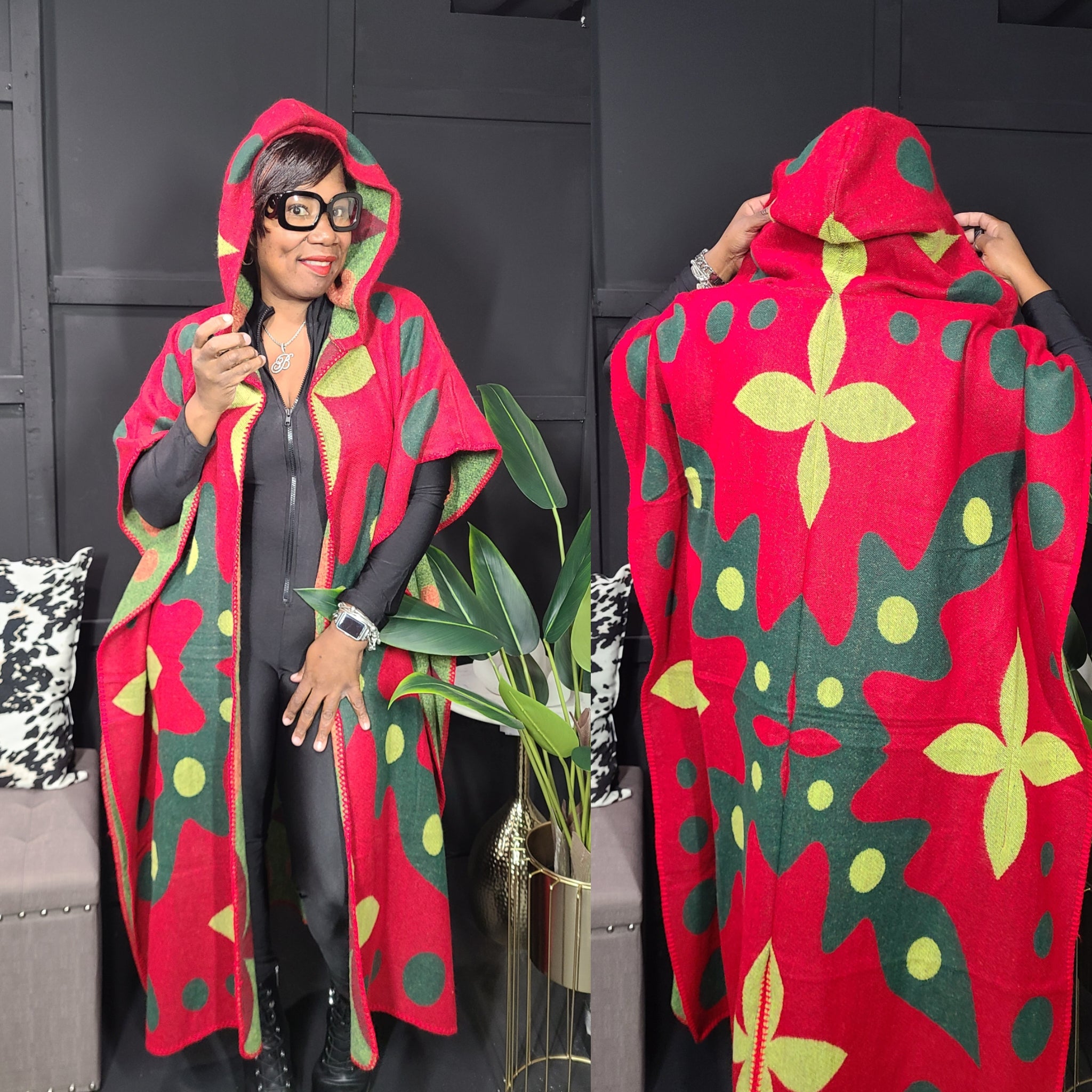 Color Delight Hoodie Cardigan