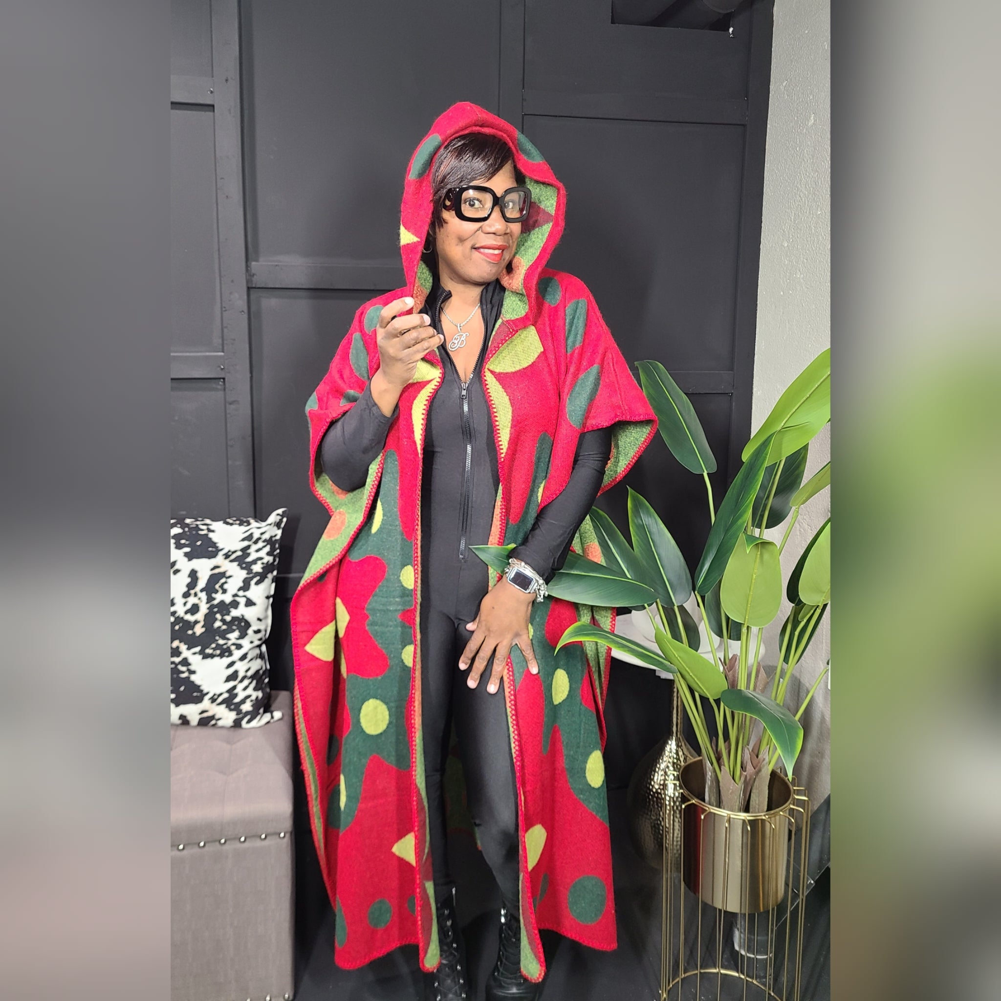 Color Delight Hoodie Cardigan