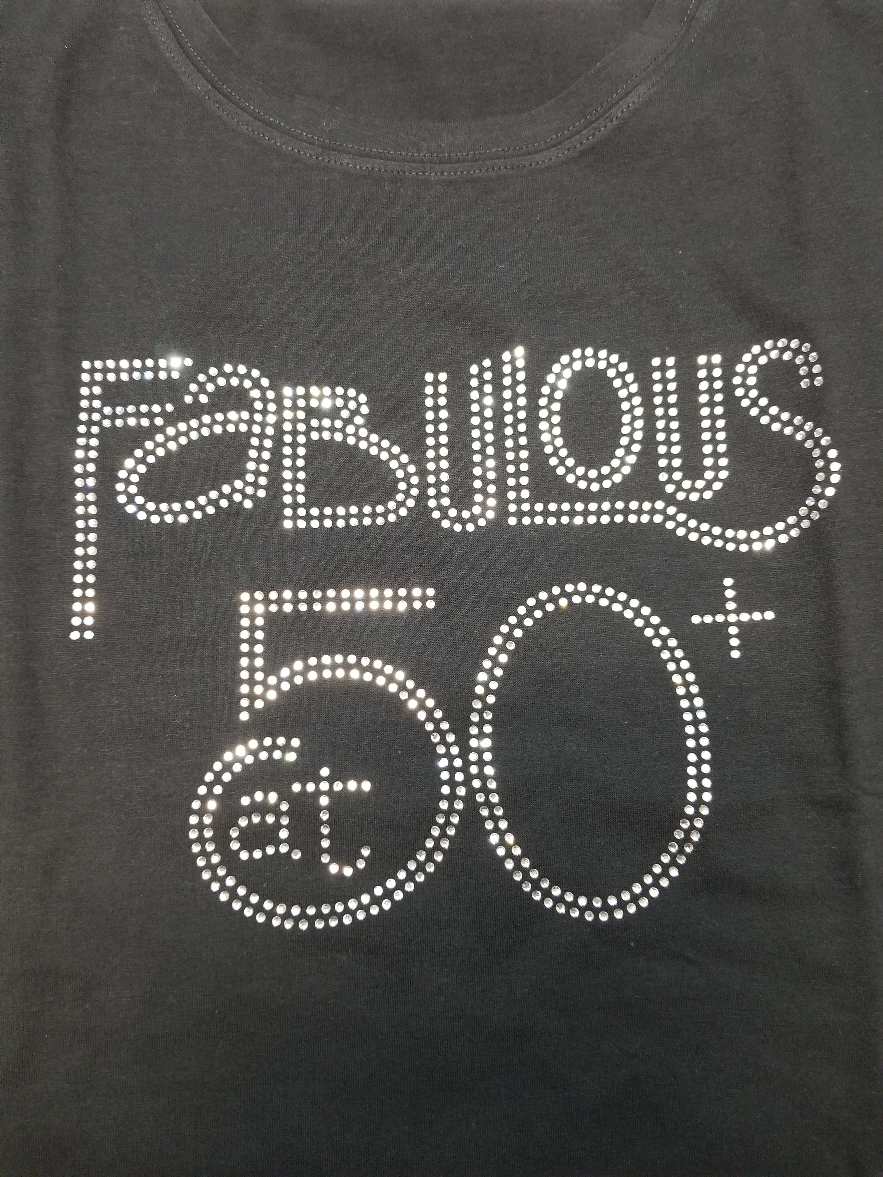 Fabulous at 50+ Bling Tee